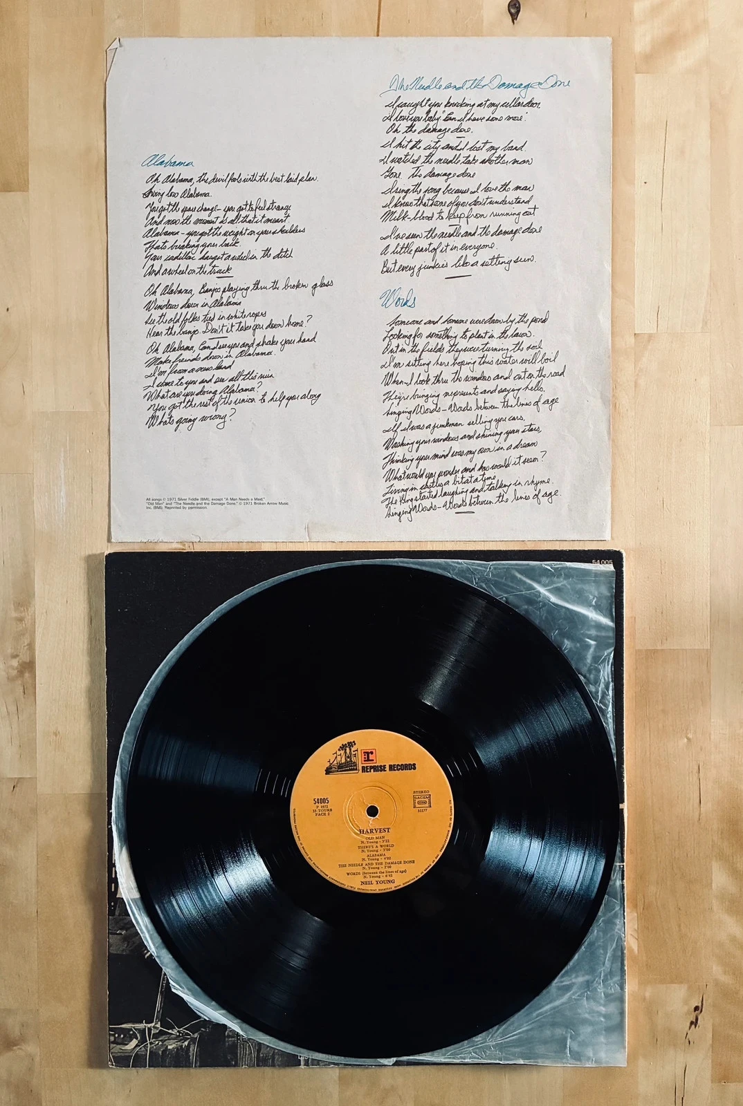 Vinylplaat 33T Neil Young Harvest. – photo 4